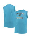 プロファイル メンズ タンクトップ トップス Men's Blue Carolina Panthers Big and Tall Muscle Tank Top...