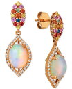 ル ヴァン レディース ピアス・イヤリング アクセサリー Opal (1-5/8 ct. t.w.) Multi-Sapphire (1/2 ct. t.w.)...
