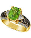 ル ヴァン レディース リング アクセサリー Chocolatier&reg; Green Apple Peridot (1-7/8 ct. t.w.) & Diamond (1/2 ct. t.w.) Ring in 14k Gold Peridot