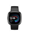 フィットビット メンズ 腕時計 アクセサリー Unisex Versa 4 Black Graphite Premium Smartwatch Black, Graphite