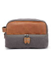 TSDブランド レディース クラッチバッグ バッグ Stone Creek Waxed Canvas Toiletry Bag Gray