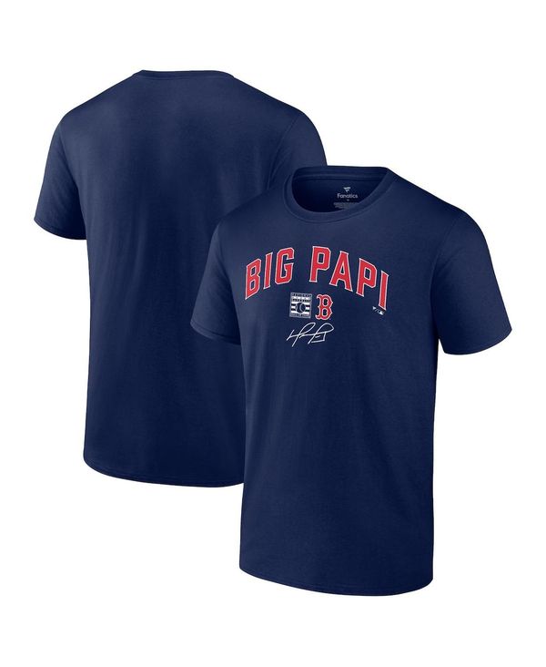 ファナティクス メンズ Tシャツ トップス Men's Branded David Ortiz Navy Boston Red Sox Big Papi Graphic T-shirt Navy