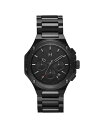 GuCGeB[ Y rv ANZT[ Men's Raptor Black Stainless Steel Bracelet Watch 46mm Black