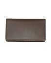 ロイス メンズ 財布 アクセサリー Royce Slim Business Card Case in Genuine Leather Brown