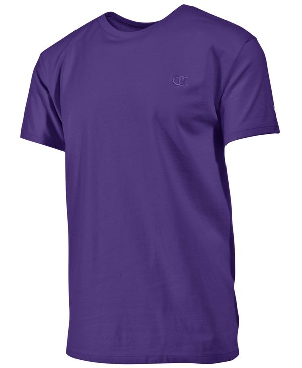 チャンピオン メンズ Tシャツ トップス Men's Cotton Jersey T-Shirt Purple