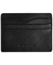 ペリーエリス メンズ 財布 アクセサリー Men's Leather ID Card Case Black