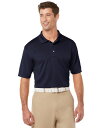 ピージーエーツアー メンズ ポロシャツ トップス Men's Airflux Solid Golf Polo Shirt True Navy