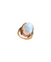 ル ヴァン レディース リング アクセサリー Opal (6 1/2 ct. t.w.) & Diamond (3/4 ct. t.w.) in 14k Rose Gold Opal