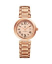 XgD[O fB[X rv ANZT[ Alexander Watch AD203B-05, Ladies Quartz Date Watch with Rose Gold Tone Stainless Steel Case on Rose Gold Tone Stainless Steel Bracelet Rose Gold