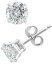 ե ǥ ԥ ꡼ EFFY® Diamond Stud Earrings (1-1/5 ct. t.w.) in 14k White Gold White Gold