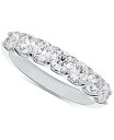 フォーエバーマーク レディース リング アクセサリー Diamond Seven Stone Diamond Band (3/4 ct. t.w.) in 14k White Gold White Gold