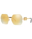 ヴェルサーチ ヴェルサーチ レディース サングラス・アイウェア アクセサリー Women's Sunglasses, VE2248 58 Gold-Tone