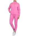 ギャラクシーバイハルビック レディース パーカー スウェット アウター Women 039 s Polar Fleece Sweatshirt Top Jogger Bottom Matching Set, 2 Piece Pink