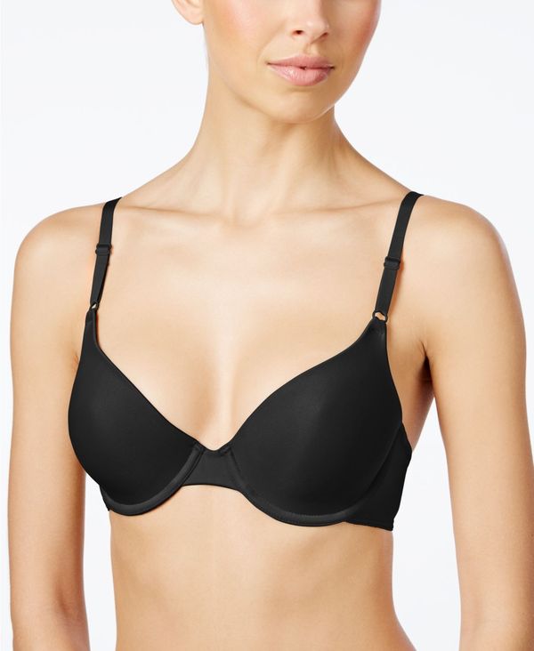 メイデンフォーム レディース Tシャツ トップス One Fab Fit T-Shirt Shaping Underwire Bra 7959 Black