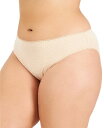 チャータークラブ レディース パンツ アンダーウェア Plus Size Pretty Cotton Bikini Underwear, Created for Macy's Almond Latte