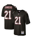 ミッチェル&ネス メンズ シャツ トップス Men's Deion Sanders Black Atlanta Falcons Big and Tall 199...