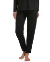 ヒュー レディース ナイトウェア アンダーウェア Plus Size French Terry Cuffed Lounge Pant Black