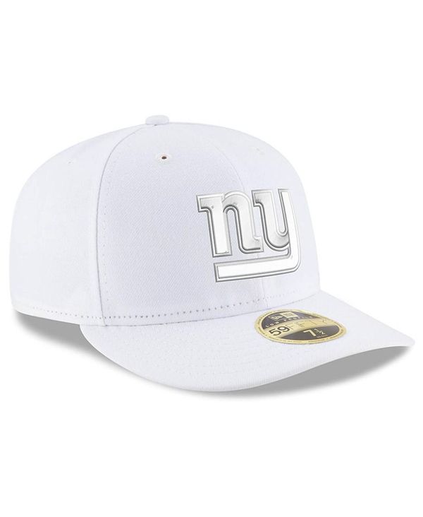 【がある】 ニューエラ メンズ 帽子 アクセサリー Men's New York Giants White On White Low Profile 59Fifty Fitted Hat White：ReVida 店 がある
