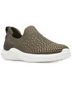 クラークス レディース スニーカー シューズ Women's Nova Grove Slip-On Studded Sneakers Dark Olive