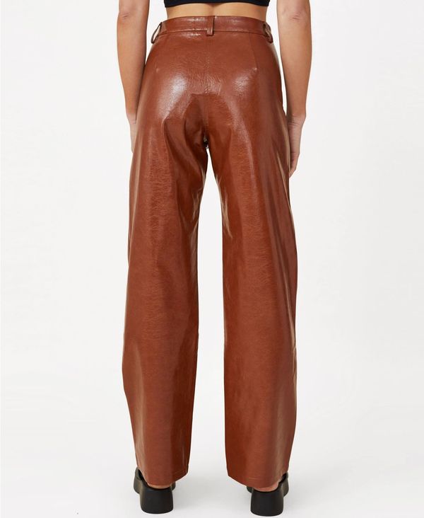 くすべて コットンオン レディース カジュアルパンツ ボトムス Women's Arlow Straight Faux Leather Pants Autumn Brown：ReVida 店 かります