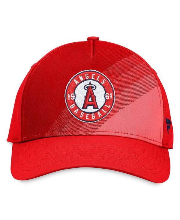ブランド・ ファナティクス メンズ 帽子 アクセサリー Men's Branded Red Los Angeles Angels Iconic Gradient Flex Hat Red：ReVida 店 がございま