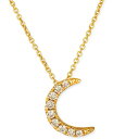 ル ヴァン レディース ネックレス・チョーカー・ペンダントトップ アクセサリー Nude Diamond Crescent Moon 18