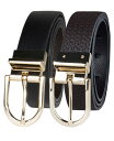 カルバンクライン ベルト（レディース） カルバンクライン レディース ベルト アクセサリー Women's Embossed Casual Reversible Belt Black/brown