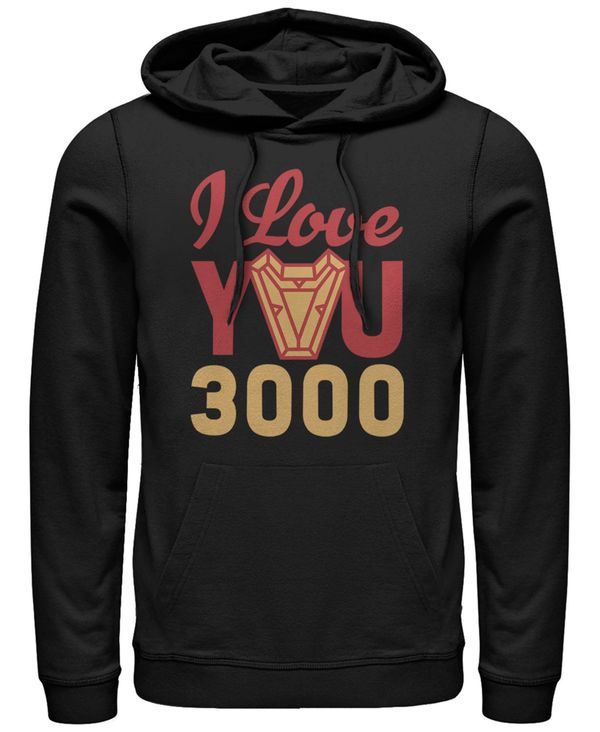 【送料無料】 フィフスサン メンズ パーカー スウェット アウター Marvel Men 039 s Avengers Endgame I Love You 300 Arc Reactor, Pullover Hoodie Black