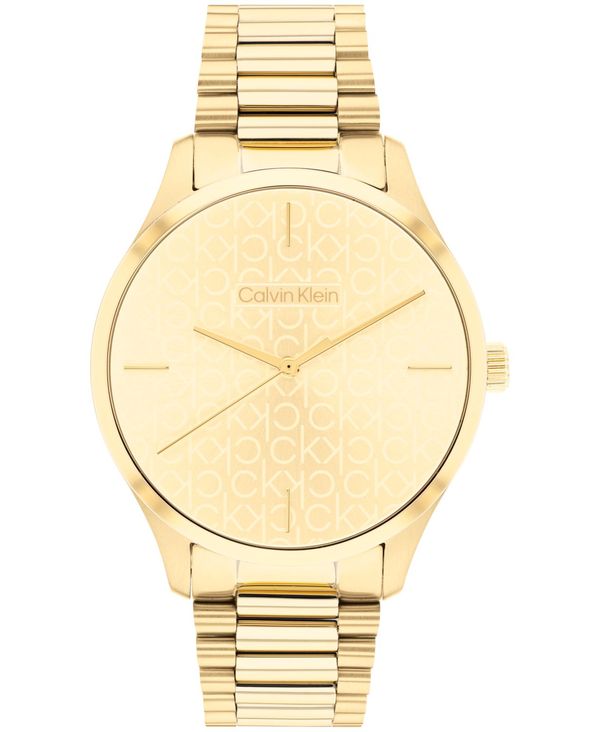 楽天ReVida 楽天市場店【送料無料】 カルバンクライン メンズ 腕時計 アクセサリー Unisex Gold-Tone Stainless Steel Bracelet Watch 35mm Gold-Tone