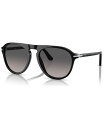 【送料無料】 ペルソル メンズ サングラス・アイウェア アクセサリー Unisex Polarized Sunglasses, 0PO3302S95M355W Black