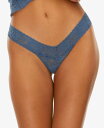 【送料無料】 ハンキーパンキー レディース パンツ アンダーウェア Women's Daily Lace Low Rise Thong 771001 Stormcloud