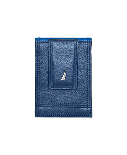 【送料無料】 ナウティカ メンズ 財布 アクセサリー Men's Front Pocket Leather Wallet Cobalt Blue 【送料無料】 ナウティカ メンズ 財布 アクセサリー Men's Front Pocket Leather Wallet Cobalt Blue