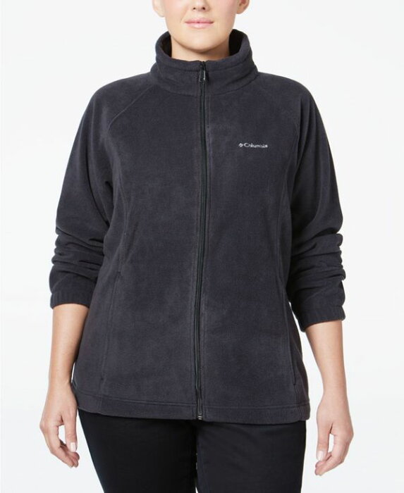 コロンビア レディース ジャケット・ブルゾン アウター Plus Size Benton Springs Fleece Jacket Black