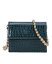 メリービアンコ レディース ショルダーバッグ バッグ Bianca Mini Croco Vegan Leather Crossbody Green