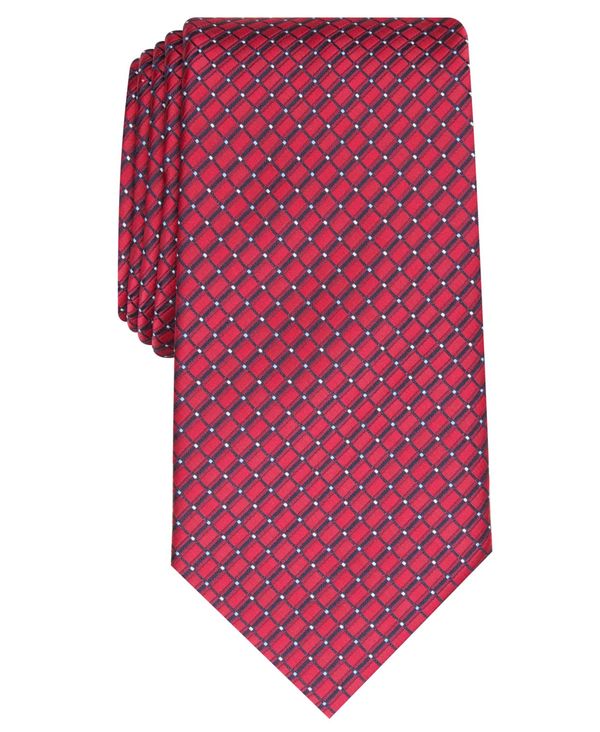 yz y[GX Y lN^C ANZT[ Men's Nascarella Grid Tie Red