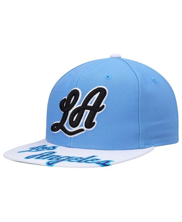 ミッチェル＆ネス 【送料無料】 ミッチェル&ネス メンズ 帽子 アクセサリー Men's x Lids Powder Blue, White Los Angeles Lakers Hardwood Classics Reload 3.0 Snapback Hat Powder Blue, White