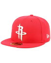 【送料無料】 ニューエラ メンズ 帽子 アクセサリー Houston Rockets Basic 59FIFTY Fitted Cap 2018 Red