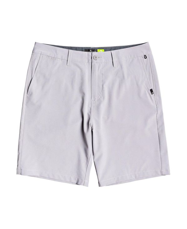 【送料無料】 クイックシルバー メンズ ハーフパンツ・ショーツ 水着 Men's Union Amphibian Hybrid 20" Short Sleet