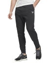 【送料無料】 リーボック メンズ カジュアルパンツ ボトムス Men 039 s Identity Classic Fleece Drawstring-Waist Logo Jogger Pants Black