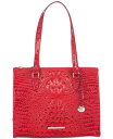 【送料無料】 ブランミン レディース トートバッグ バッグ Anywhere Melbourne Embossed Leather Tote Carnation/Gold-Exclusive to Macy 039 s