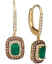 【送料無料】 ル ヴァン レディース ピアス・イヤリング アクセサリー Costa Smeralda Emerald (3/4 ct. t.w.) & Diam...