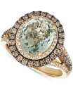 【送料無料】 ル ヴァン レディース リング アクセサリー Deep Sea Blue Topaz (4 ct. t.w.) & Diamond (7/8 ct.t.w.) Statement Ring in 14k Rose Gold (Also in Opal, Citrine, Amethyst, Garnet & Mint Julep Quartz) Mint Julep Quartz