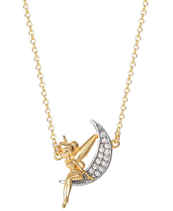 ̵ ǥˡ ǥ ͥå쥹硼ڥȥȥå ꡼ Cubic Zirconia Tinkerbell &Moon 18