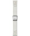 yz ~mbNX Y rv ANZT[ Interchangeable White Rubber Watch Strap No Color