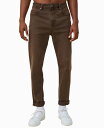 【送料無料】 コットンオン メンズ デニムパンツ ジーンズ ボトムス Men's Relaxed Tapered Jeans Chocolate Addict