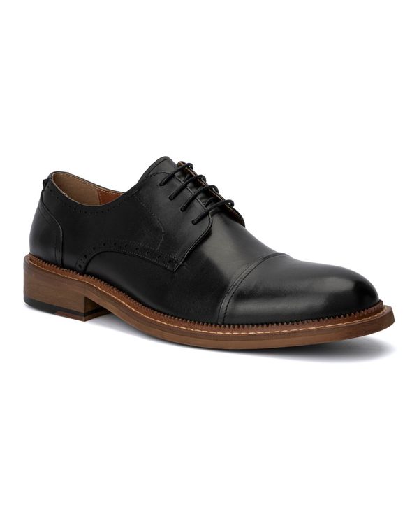  ビンテージファンドリー メンズ オックスフォード シューズ Men's Cyrus Lace-Up Oxfords Black