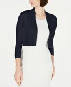 【送料無料】 カルバンクライン レディース ニット セーター カーディガン アウター Cropped Open-Front Cardigan Indigo