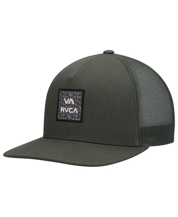【送料無料】 ルーカ メンズ 帽子 アクセサリー Men's Olive Wordmark VA ATW Print Trucker Snapback Hat Olive