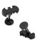 ̵ ե󥯥  եܥ ꡼ Stainless Steel Carbon Fiber Batman Cufflinks Black