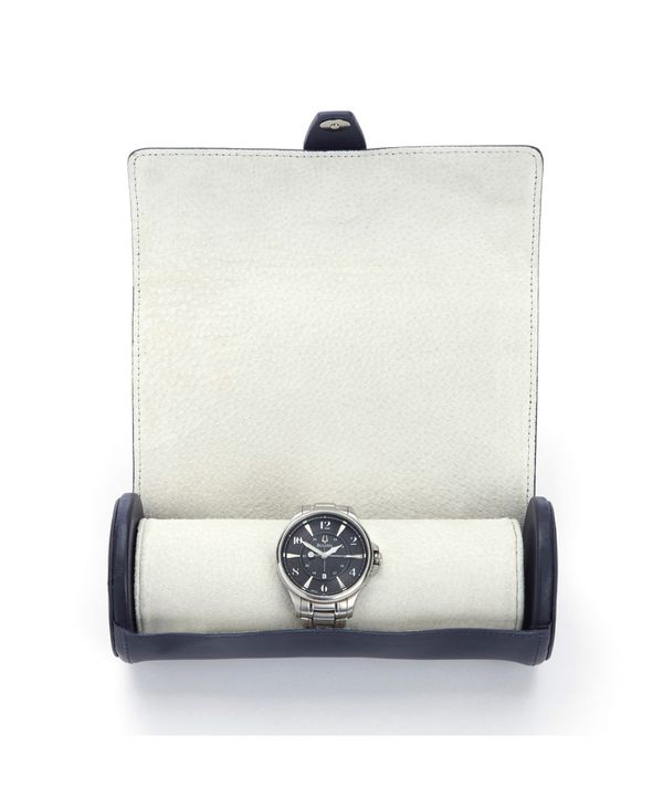 【送料無料】 ロイス メンズ 腕時計 アクセサリー Suede Lined Travel Watch Roll Blue